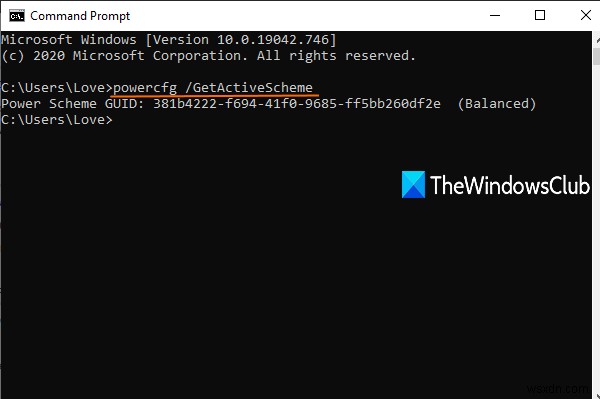 Windows 11/10でアクティブな電源プランを確認・表示する5つの方法