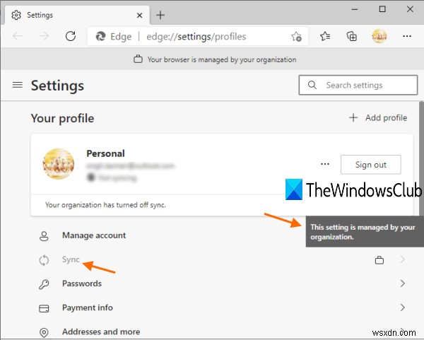 レジストリを使ってMicrosoft Edgeの全プロファイルの同期を有効・無効にする方法