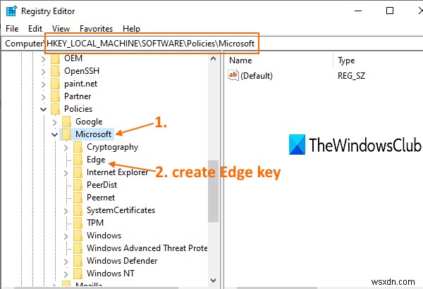 レジストリを使ってMicrosoft Edgeの全プロファイルの同期を有効・無効にする方法