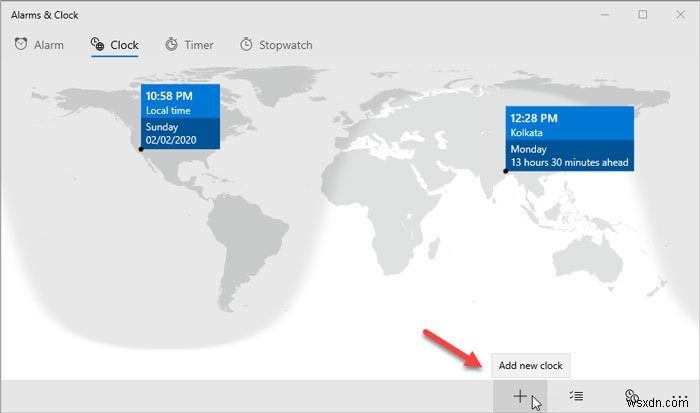 Windows 11/10の「アラーム & クロック」アプリを使ってスタートメニューに時計を追加する方法