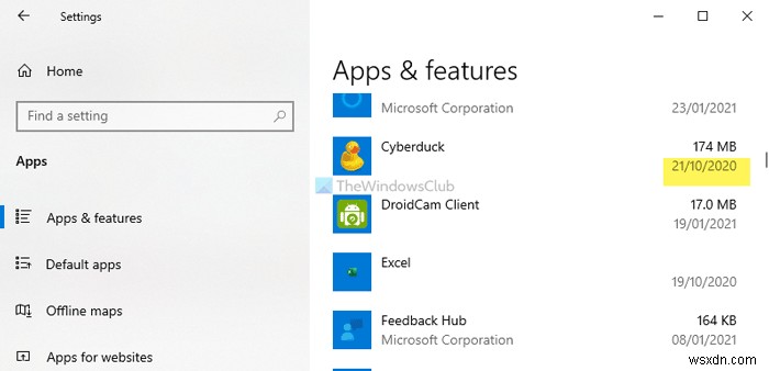 Windows 10でアプリやプログラムのインストール日を確認する7つの方法