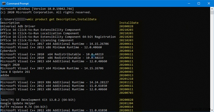Windows 10でアプリやプログラムのインストール日を確認する7つの方法