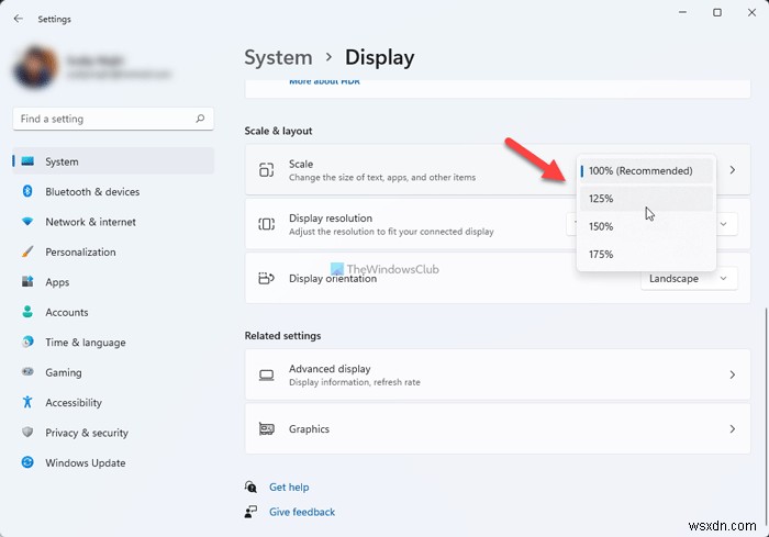 Windows 11/10でモニターごとに異なる表示スケーリングを設定する方法