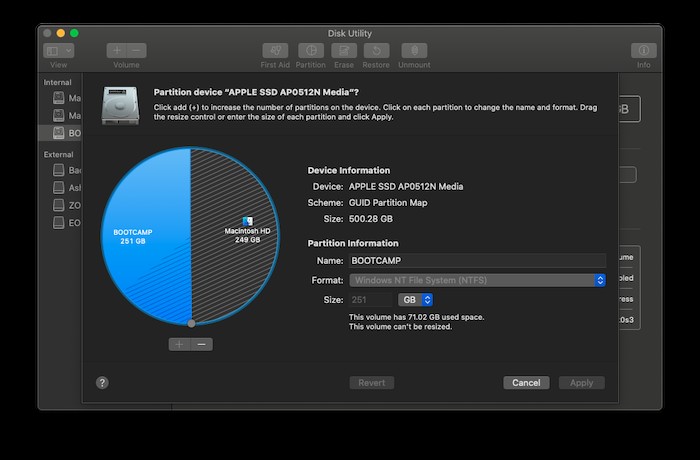 MacのBoot Campアシスタントで発生する問題を解決する方法