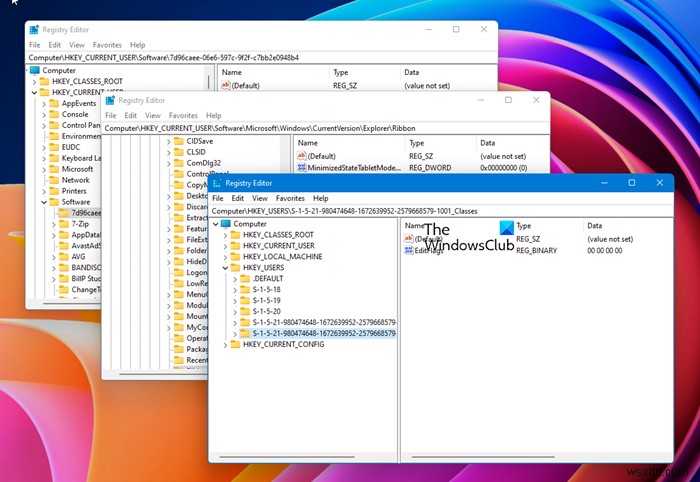 Windows 11/10でレジストリエディターを複数同時に開く方法