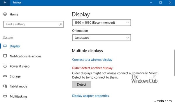 Windows 11/10でセカンドモニターが認識されないときの原因と対処法
