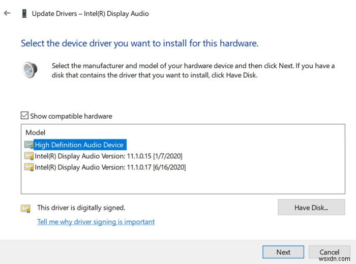 【解決】Windowsで「再生できません」エラー0xc00d36fa「オーディオデバイスが見つかりません」と表示されたときの対処法