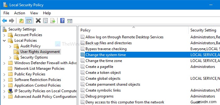Windows 11/10で標準ユーザーによるシステム時刻とタイムゾーンの変更を許可・禁止する方法