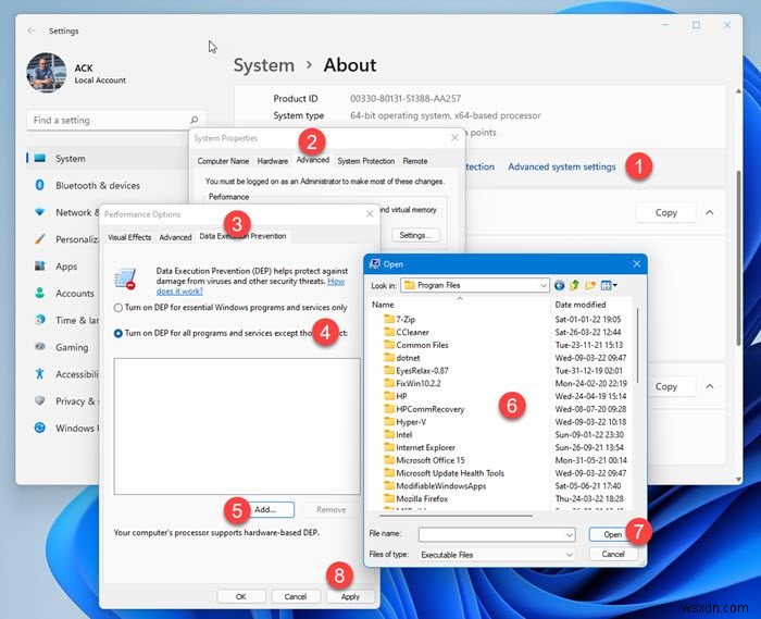 Windowsで特定のプログラムだけデータ実行防止（DEP）を無効化する方法