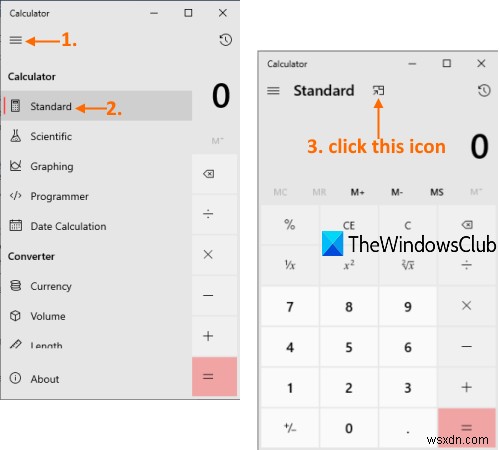Windows 11/10の電卓アプリを常に最前面に表示する方法