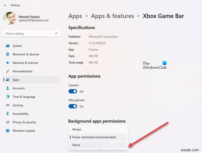 Windows 11/10でXboxゲームバー・ゲームDVRを有効/無効にする方法