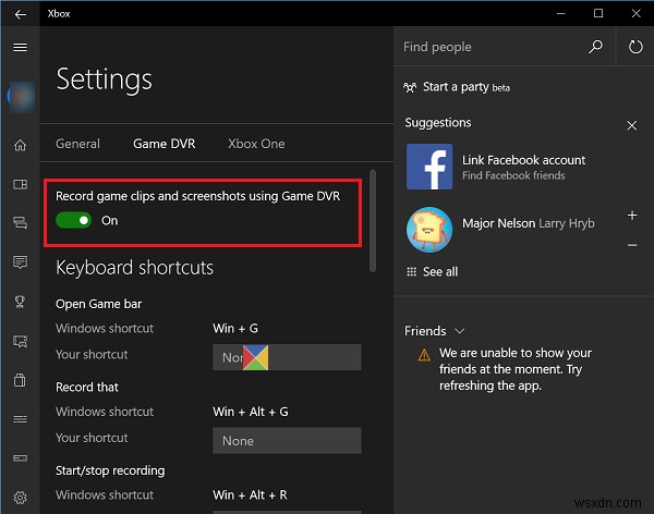 Windows 11/10でXboxゲームバー・ゲームDVRを有効/無効にする方法