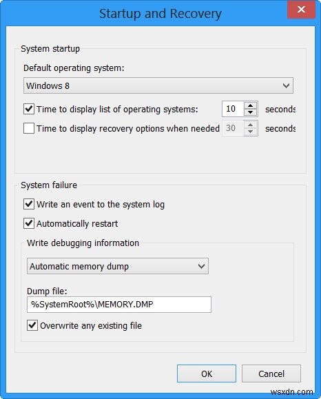 Windows 11/10で作成・保存されるメモリダンプファイルの数を変更する方法
