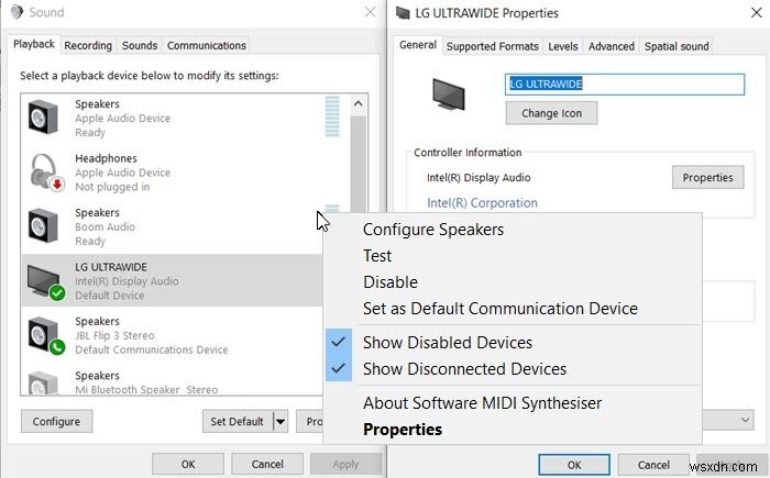 Windows 11/10でHDMIオーディオデバイスが検出されないときの対処法