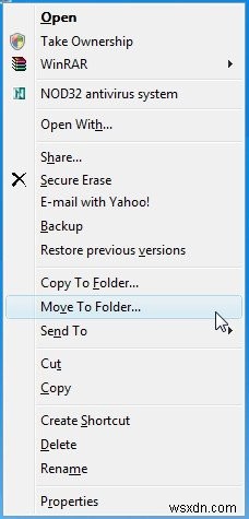 Windows 11/10の右クリックメニューに「移動先」「コピー先」を追加する方法