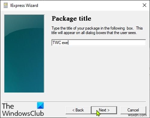 Windows 10でIExpressを使用してPowerShellスクリプト(PS1)ファイルをEXEに変換する方法