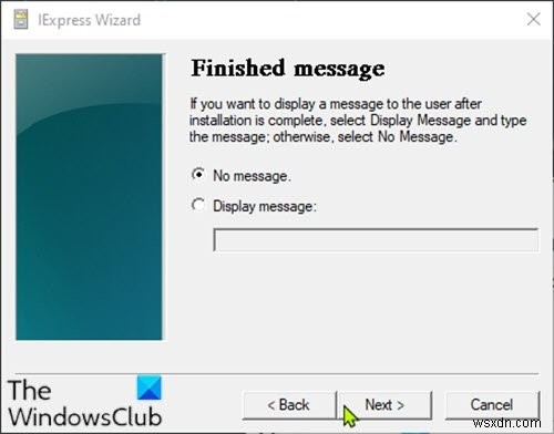 Windows 10でIExpressを使用してPowerShellスクリプト(PS1)ファイルをEXEに変換する方法