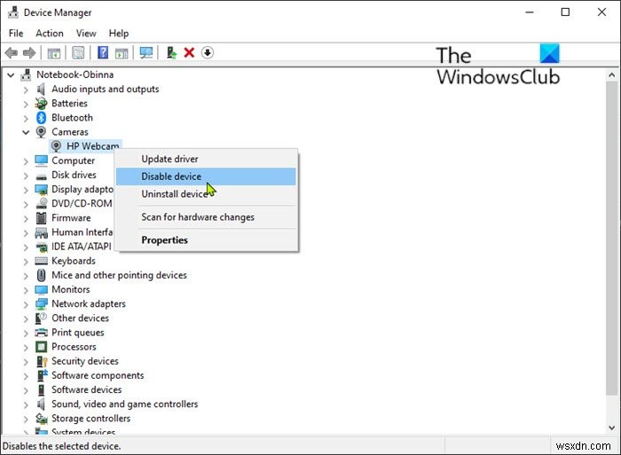Windows 11/10でデフォルトのWebカメラを変更する方法【内蔵カメラから外部カメラへの切り替え】