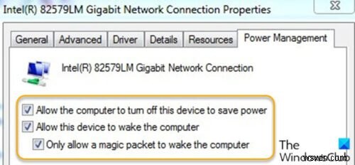 Windows 11/10でWake-on-LAN(WOL)が動作しないときの対処法10選