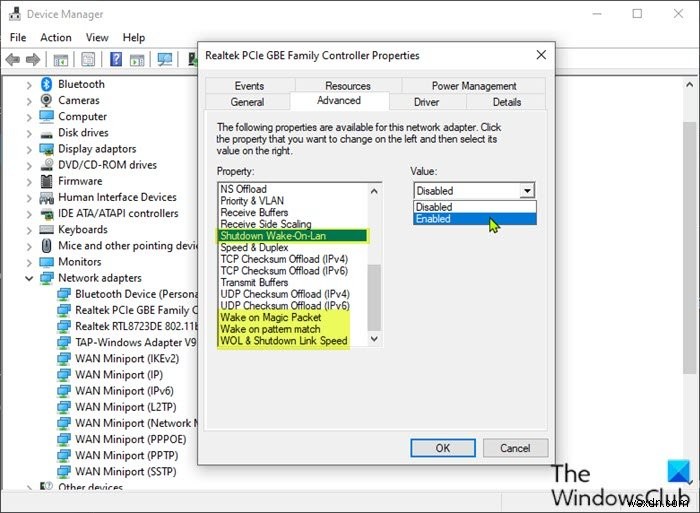 Windows 11/10でWake-on-LAN(WOL)が動作しないときの対処法10選