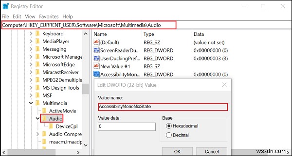 Windows 11/10でモノラルオーディオを有効にする方法【設定・レジストリ両対応】