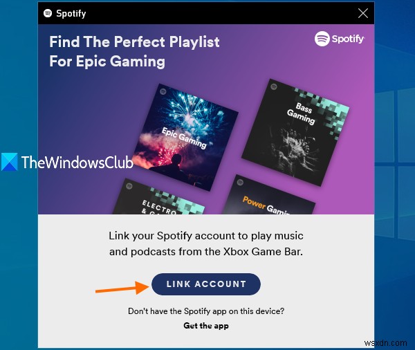Windows 11/10のXboxゲームバーを使ってPCゲーム中にSpotifyを操作する方法