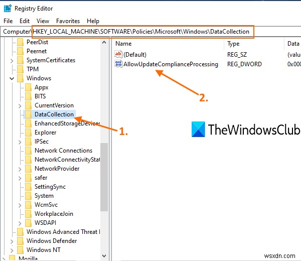Windows 10で更新コンプライアンス処理を有効または無効にする2つの方法