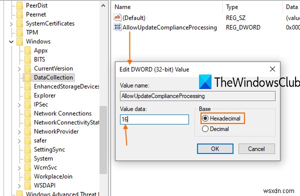 Windows 10で更新コンプライアンス処理を有効または無効にする2つの方法