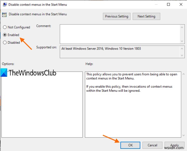 Windows 11/10のスタートメニューで右クリックコンテキストメニューを無効化する方法