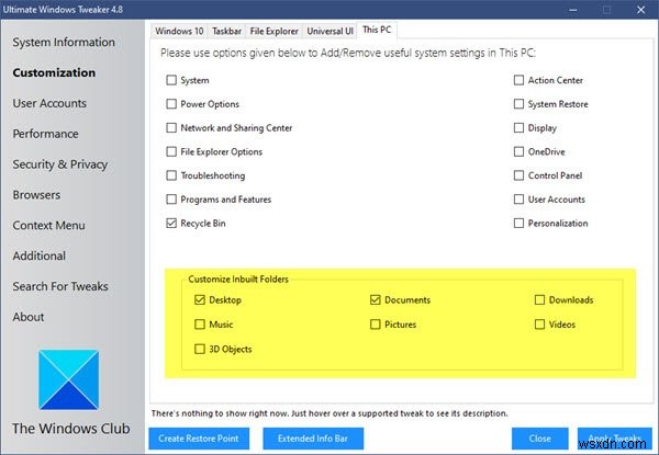 Windows 11/10の「PC」からユーザーフォルダを削除・非表示にする方法