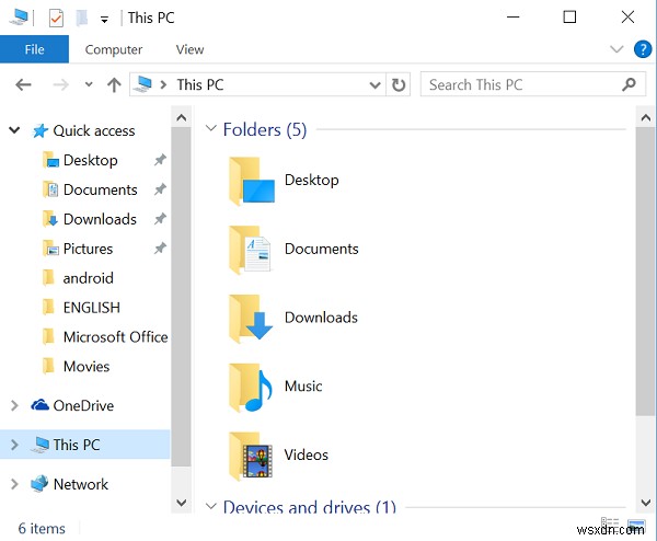 Windows 11/10の「PC」からユーザーフォルダを削除・非表示にする方法