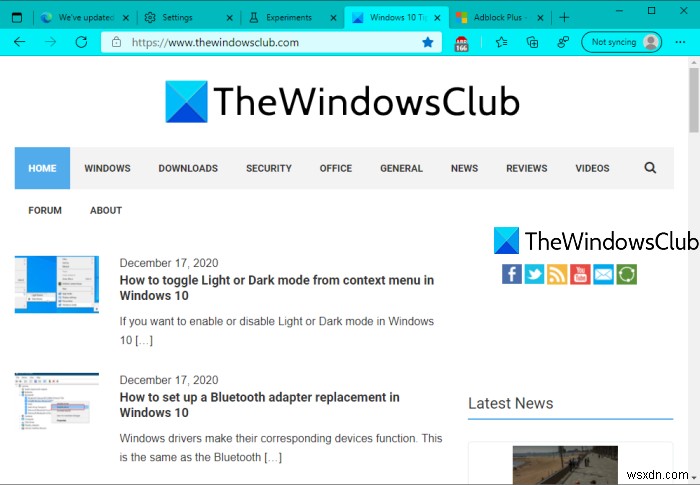 Microsoft Edgeでアクセントカラーを有効にして使う方法|タブやツールバーの色を変更する手順