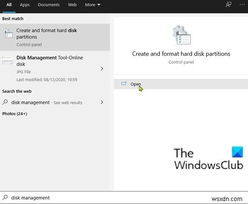 Windows 11/10で「ディスクの管理」を開く9つの方法