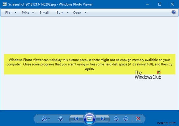 Windowsフォトビューアーで「この画像を表示できません」エラーが出る原因と対処法