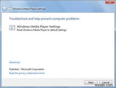 Windows 11/10の内蔵トラブルシューティングツールでWindows Media Playerの問題を解決する方法