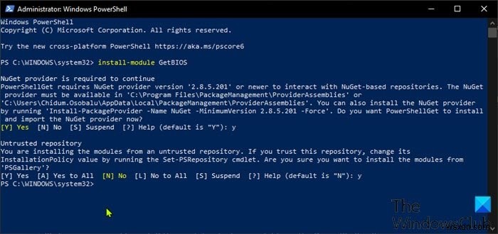GetBIOS PowerShellモジュールでPCのBIOS設定を一覧表示・エクスポートする方法
