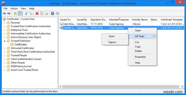 Windows 11/10の証明書マネージャー(Certmgr.msc)の使い方と証明書管理の基本