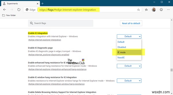 新しいMicrosoft EdgeでInternet Explorerモードを有効にする方法【実験的フラグとグループポリシー】