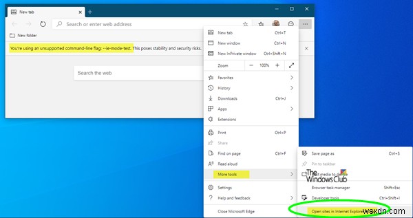 新しいMicrosoft EdgeでInternet Explorerモードを有効にする方法【実験的フラグとグループポリシー】