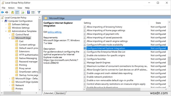 新しいMicrosoft EdgeでInternet Explorerモードを有効にする方法【実験的フラグとグループポリシー】