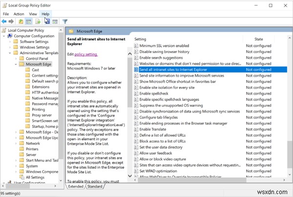 新しいMicrosoft EdgeでInternet Explorerモードを有効にする方法【実験的フラグとグループポリシー】