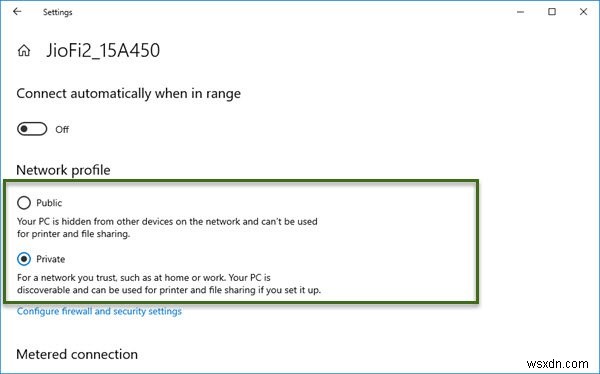 Windows 11/10でネットワークの状態を「パブリック」から「プライベート」に変更する3つの方法