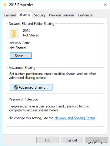 Windows 11/10で「フォルダを共有できません」エラーが出たときの直し方