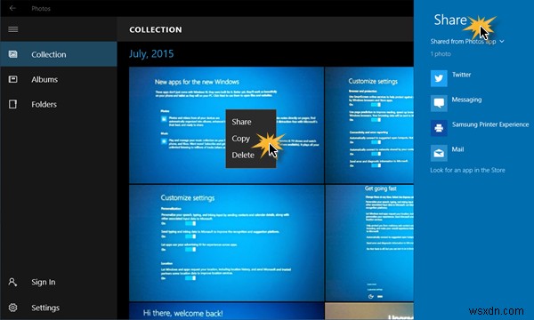 Windows 11/10の写真アプリで画像や動画を共有する方法を徹底解説