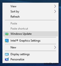 Windows 11/10の右クリックメニューに「更新プログラムのチェック」を追加する方法
