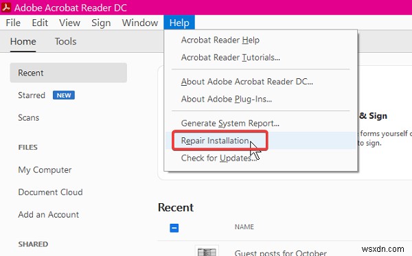 Adobe Readerのエラー109を修正する方法|PDFを開く・保存するときの対処法