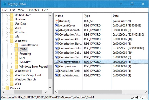 Windows 11/10でウィンドウのタイトルバーに色を付ける方法