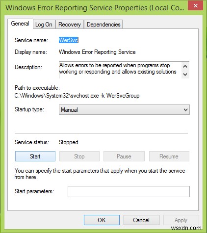 Windowsエラー報告サービスに接続できない・アップロードできない問題の解決方法