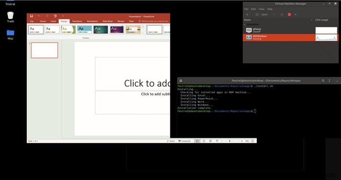 WinAppsを使ってLinuxにOfficeをインストールする方法|ネイティブアプリのように操作可能