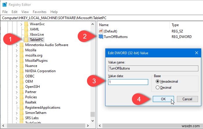 Windows 10タブレットPCでハードウェアボタンを有効・無効にする方法